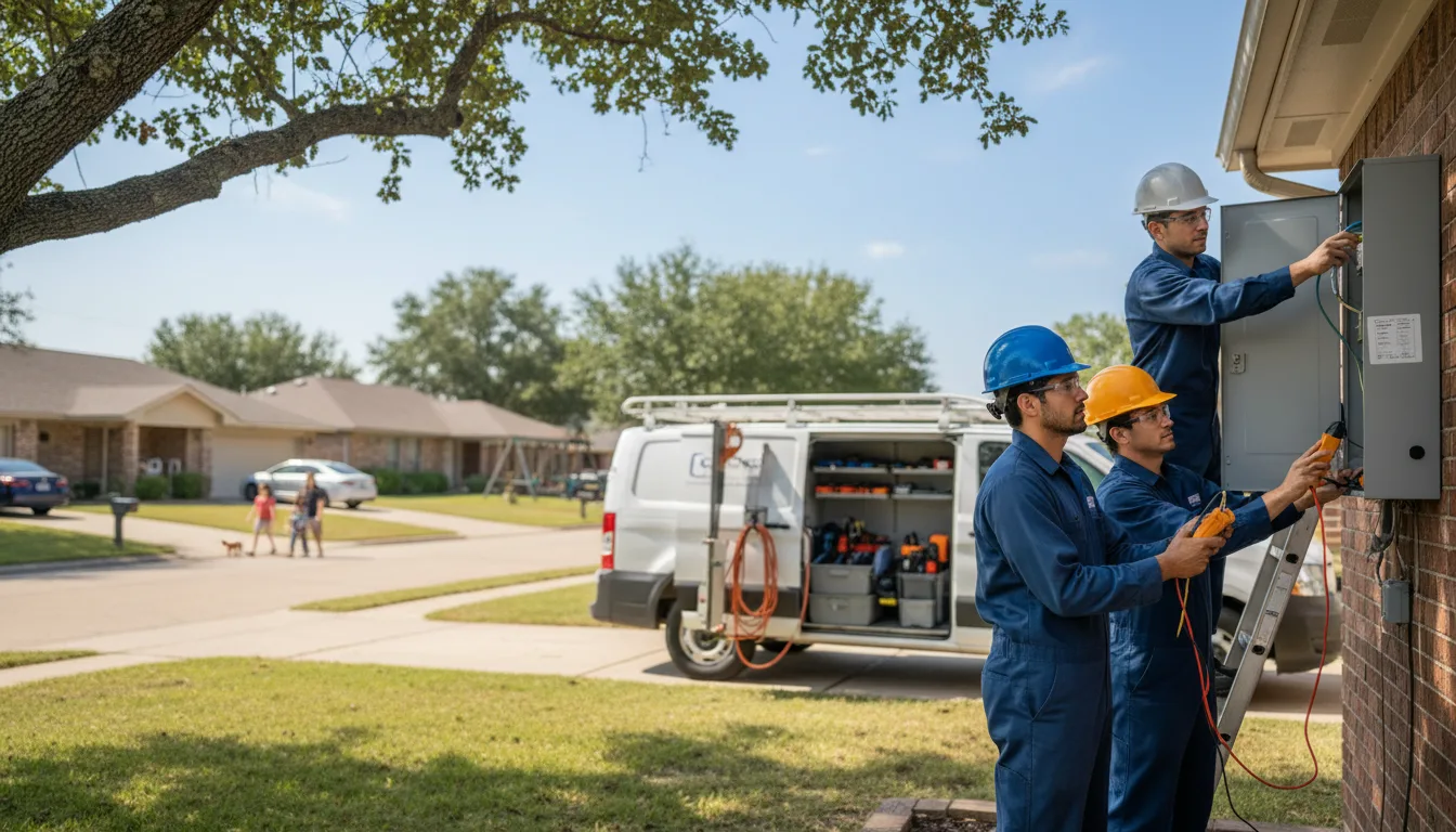 Certified electrician providing emergency electrical services in Climax, MN